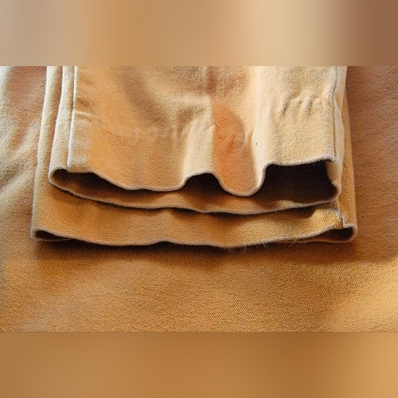 Old Navy Pixie Ankle Midrise Mid Rise Orange Mstard Yellow Pants Fall 14 - Picture 5 of 7